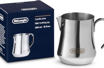 De’Longhi Milchkännchen DLSC060 (350 ml, Edelstahl) für 16,99 Euro
