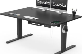 Devoko – höhenverstellbarer Schreibtisch (140×80 cm) für 135,99 Euro
