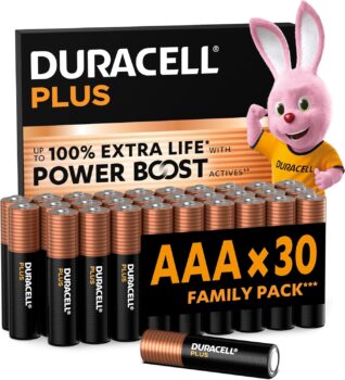 DURACELL Plus AAA-Batterien (30er-Pack) für 19,99 Euro
