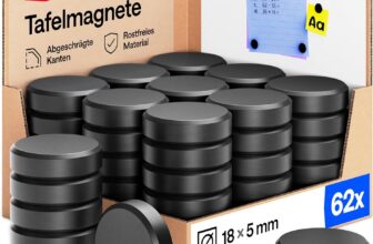 GAUDER Magnete für Magnettafel (62 Stück) für 6,40 Euro