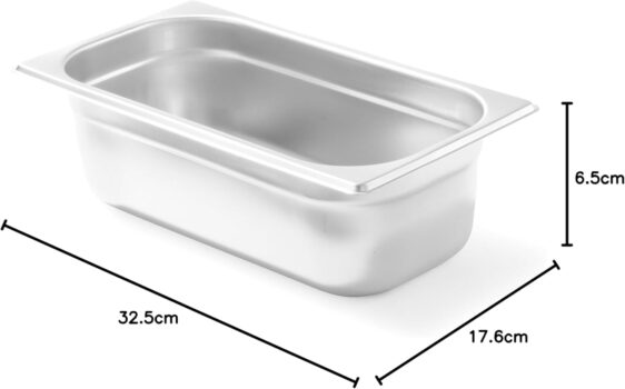 HENDI Gastronormbehälter aus Edelstahl (2,5 L) für 8,04 Euro