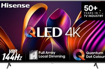 Hisense 65E7NQ Pro 65 Zoll QLED 4K UHD Smart TV für 566 Euro