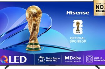 Hisense 98E7Q 98″ (248 cm) 4K UHD QLED Smart TV für 1.399 Euro