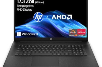 HP 17,3 Zoll Laptop (Ryzen 7 7730U, 16GB RAM, 512GB SSD) für 579,00 Euro