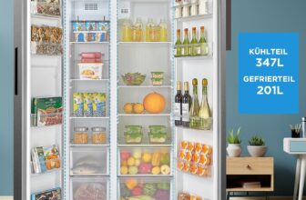 Midea MERS530FGE02 Side-by-Side Kühl-/Gefrierkombination (Inox) für 509,99 Euro