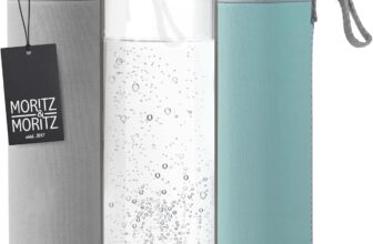 Moritz & Moritz Trinkflasche aus Glas (500 ml) für 8,49 Euro
