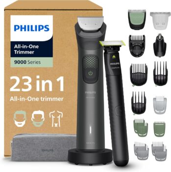 PHILIPS Multigroom Series 9000 All-in-One Bart- und Körpertrimmer (MG9561/30) für 89,99 Euro