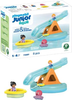 PLAYMOBIL Badeinsel mit Wasserrutsche (71687) für 11,40 Euro