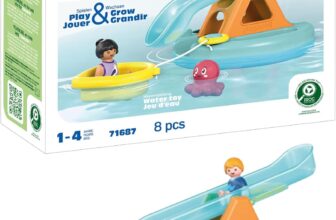 PLAYMOBIL Badeinsel mit Wasserrutsche (71687) für 11,40 Euro
