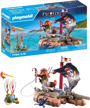 PLAYMOBIL Schatzbergung auf Piratenfloß (71794) für 15,58 Euro