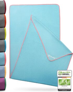 rutschfestes NirvanaShape Yoga Handtuch (185 x 63 cm) für 23,19 Euro