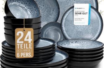 Steingut Ibiza Geschirrset (24-teilig) für 99,95 Euro