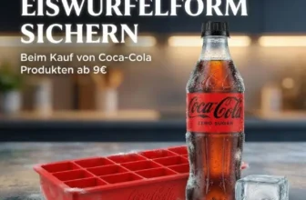 Coca-Cola Eiswürfelform gratis ab 9 € Einkaufswert