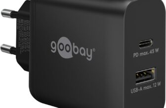 Goobay 65411 Dual Ladegerät (45W) für 19,99 Euro