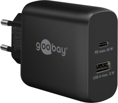 Goobay 65411 Dual Ladegerät (45W) für 19,99 Euro