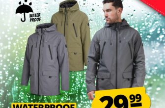 Lambretta Terrace Waterproof Herren-Parka (S-4XL, 2 Farben) für 29,99 Euro