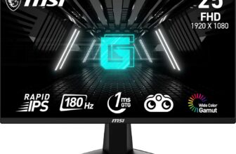 MSI G255F Gaming-Monitor (24,5 Zoll, 180 Hz) für 89 Euro