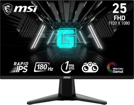 MSI G255F Gaming-Monitor (24,5 Zoll, 180 Hz) für 89 Euro