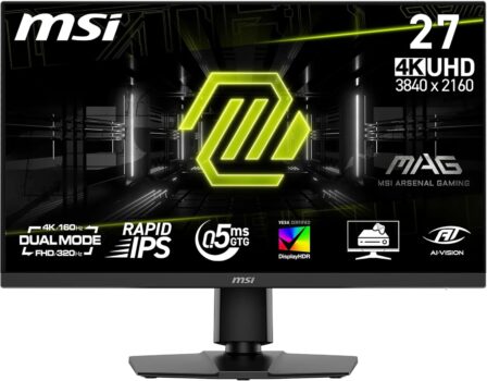 MSI MAG 272URDF E16 Gaming Monitor (27 Zoll, UHD) für 319 Euro