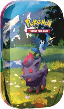 Pokémon Mini-Tin-Box „Mega-Entwicklung – Erhabene Helden“ (Zorua & Urgl) für 10,99 Euro