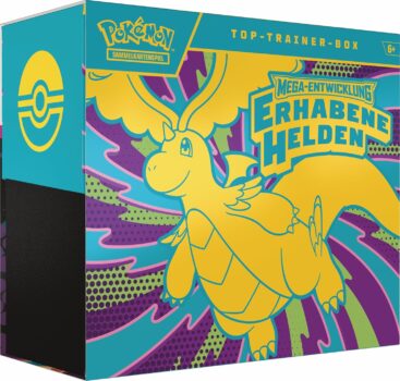 Pokémon Top-Trainer-Box „Mega-Entwicklung – Erhabene Helden“ für 52,99 Euro