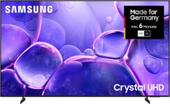 Samsung Crystal UHD U8079F (65 Zoll) 4K Smart TV für 449 Euro
