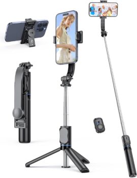 Selfie Stick mit Stativ und Bluetooth-Fernbedienung für 8,28 Euro