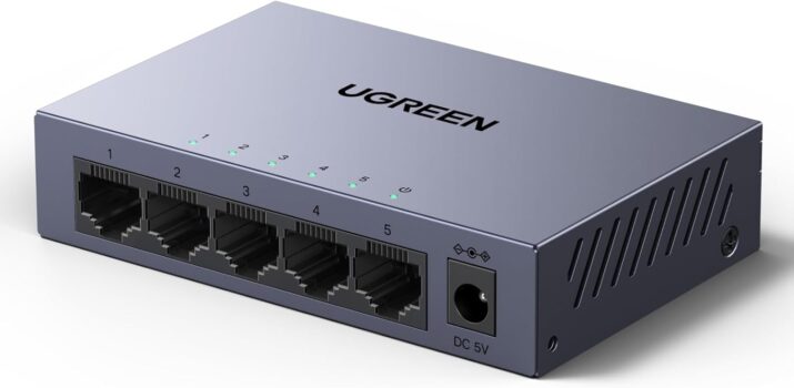 UGREEN 5-Port Gigabit Managed Switch für 14,99 Euro