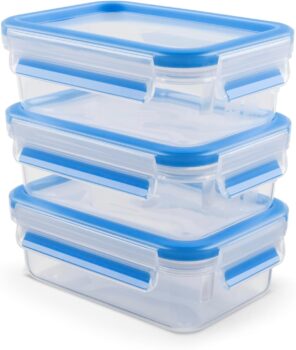 EMSA Clip & Close Frischhaltedosen-Set (3 × 1 L) üfr 10,99 Euro