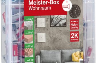 fischer Meister-Box Wohnraum – Dübel- und Schraubenset (160-teilig) für 9,99 Euro