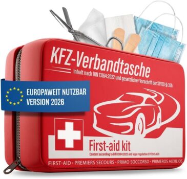 HELDENWERK KFZ Verbandstasche nach DIN 13164:2022 für 9,90 Euro