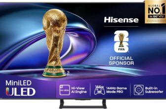 Hisense 75E89Q 75 Zoll 4K Mini-LED Smart TV für 899 Euro