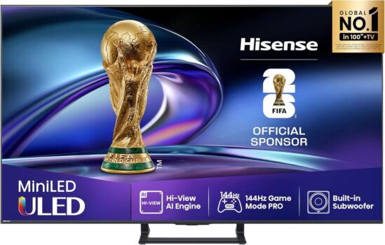 Hisense 75E89Q 75 Zoll 4K Mini-LED Smart TV für 899 Euro