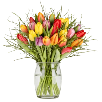“Modern Love” Blumenstrauß mit 14 Tulpen für 29,48 Euro