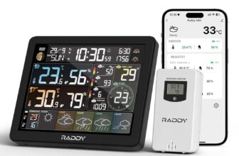 Raddy N80 Smart Wi-Fi Wetterstation für 45,99 Euro