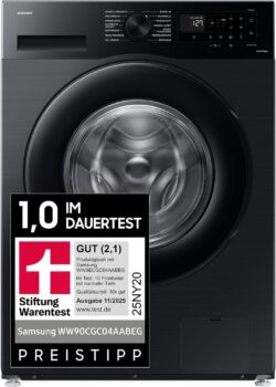 Samsung WW90CGC04AABEG Waschmaschine (9 kg) für 478,99 Euro