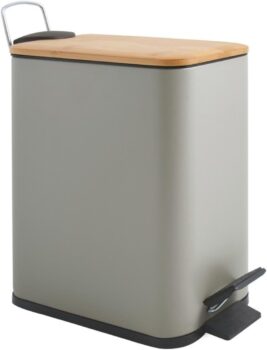 Spirella Treteimer „Erik“ (5 L, mattes Taupe) für 16,95 Euro