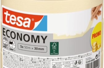 tesa Malerband ECONOMY (5 × 50 m × 30 mm) für 11,90 Euro