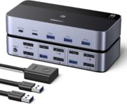 UGREEN DisplayPort KVM Switch (2 PCs, 2 Monitore, 8K60Hz) für 68,37 Euro