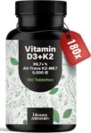 Vitamin D3 K2 5000 IE (180 Tabletten) für 9,95 Euro