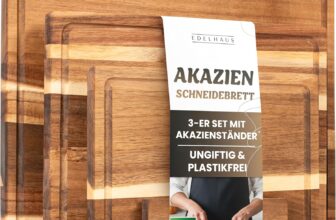 EDELHAUS Schneidebretter (3er Set) aus Akazienholz für 44,59 Euro