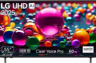 LG 55UA75006LA 55 Zoll (139 cm) 4K UHD AI TV für 279 Euro
