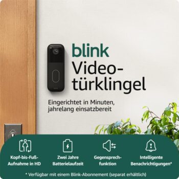 Blink Videotürklingel (neueste Generation) für 26,99 Euro