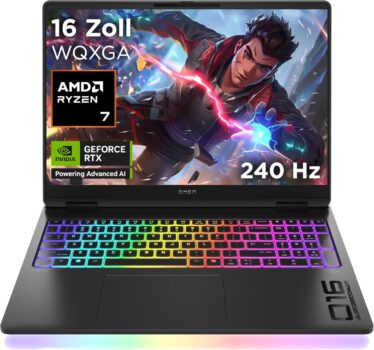 HP Omen MAX Gaming Laptop (16 Zoll, 240 Hz) für 2.089 Euro