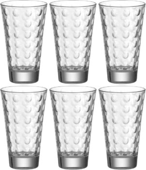 LEONARDO HOME Trinkglas-Set Optic (6-teilig) für 8,99 Euro