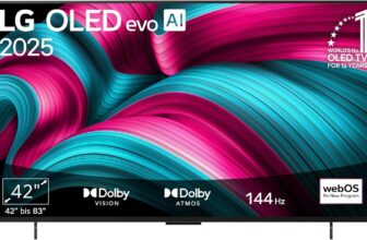LG OLED42C5ELB 42 Zoll 4K OLED TV für 599 Euro