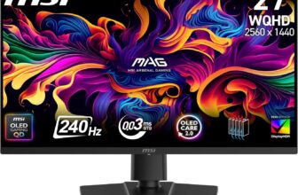 MSI MAG 273QP QD-OLED X24 26,5-Zoll-WQHD-Gaming-Monitor für 399 Euro