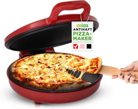NutriChef Pizzaofen Elektrisch (1500W) für 49,99 EUro