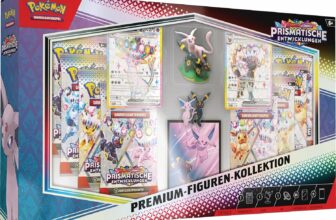 Pokémon Premium-Figuren-Kollektion Karmesin & Purpur – Prismatische Entwicklungen für 79,99 Euro