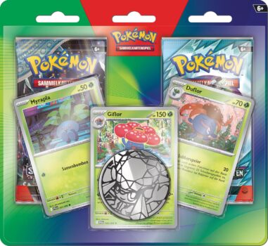 Pokémon-Sammelkartenspiel Aufgewerteter 2er-Pack-Blister für 11,99 Euro